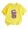 Kids Boys Girls Crew Neck Short Sleeve 100% Cotton T-Shirt, Cute Holographic Soda Can Print You Are My Soda Pop Graphic Casual Soft Daily Tee for Chil