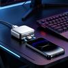 Portable Power Bank Splitter with Automatic Full Charge Detection USB Type-C Connector External Battery Charger for Mobile Devices