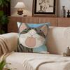 Cute Chis Sweet Home Cushion Cover Cushion Cover Set 4Pcs 50x50 45x45 40x40 Pillowcase Decorative Sofa Home Decor
