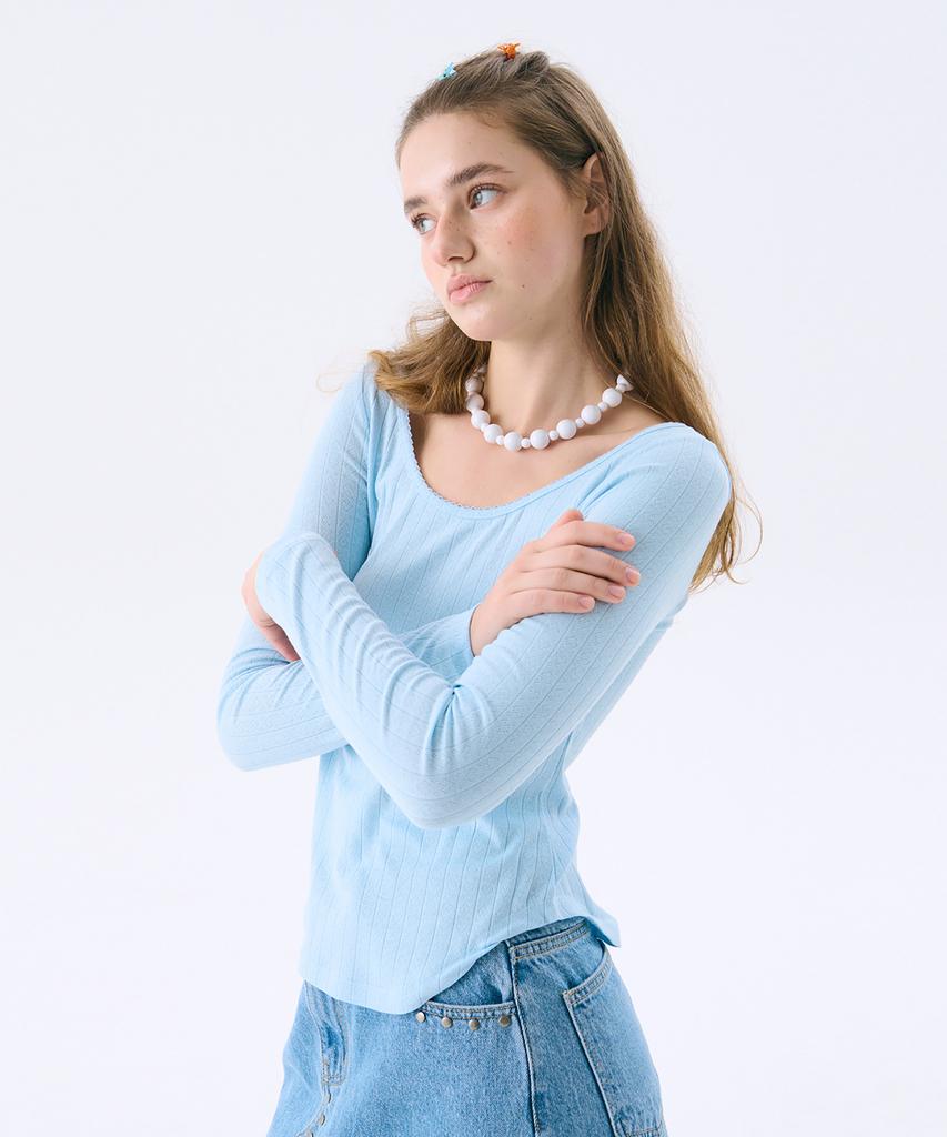 Junejune Space Colored Necklace_White