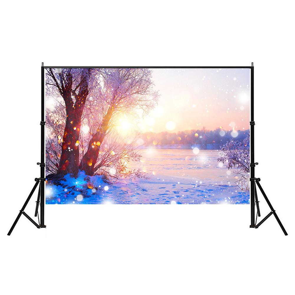 Plakat Świąteczny Scena Śnieżna Rekwizyty Tła Festiwalowego do Dekoracji Domu, Imprez, Studia, Uroczystości Plenerowych, Ślubu