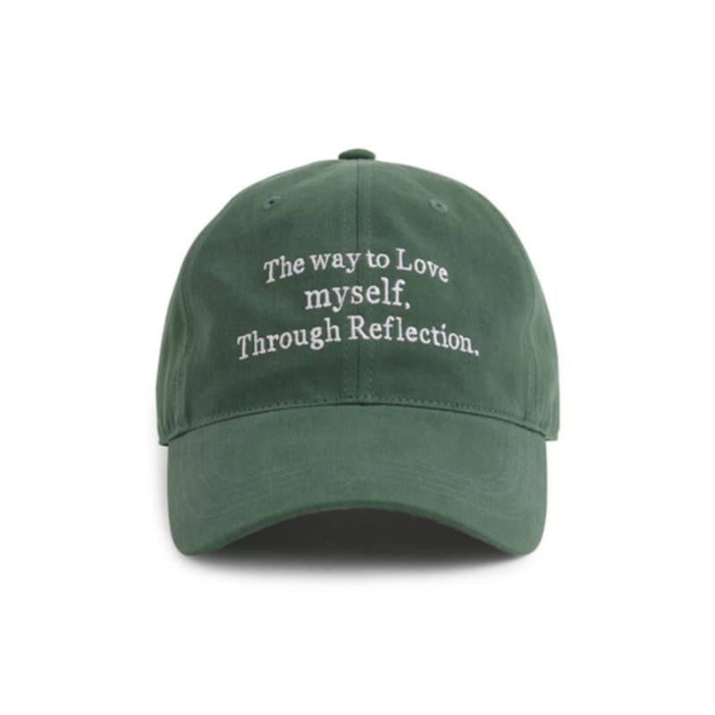 RAINBOWBOWL Luv Myself Ball Cap - Green