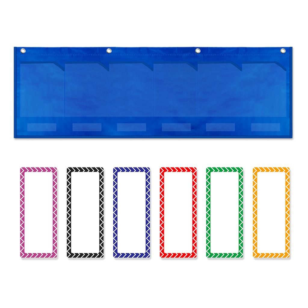 Storage Pocket Chart, Wall Storage Pocket Chart for Children Drawings,