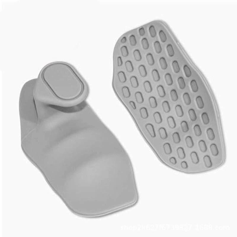2Pcs Silicone Hand Grip Pads Anti-Slip Palm Protector For Gym Fitness Weightlifting Dumbbell Pull Up Callus Blisterprevention