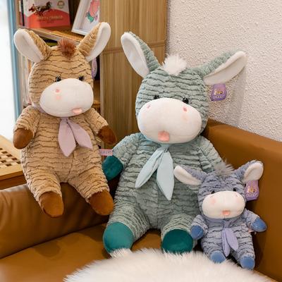 Zunge herausstreckende Kekse Esel Plüschtiere Kinder Schlafkomfortkissen Heilende Büro-Puppe Aktivitätsgeschenk
