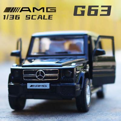 RMZ City 1/36 Mercedes Benz G63 AMG SUV Legierungs-Automodell Diecast Metall Spielzeug Geländewagen Automodell Simulationssammlung Geschenk