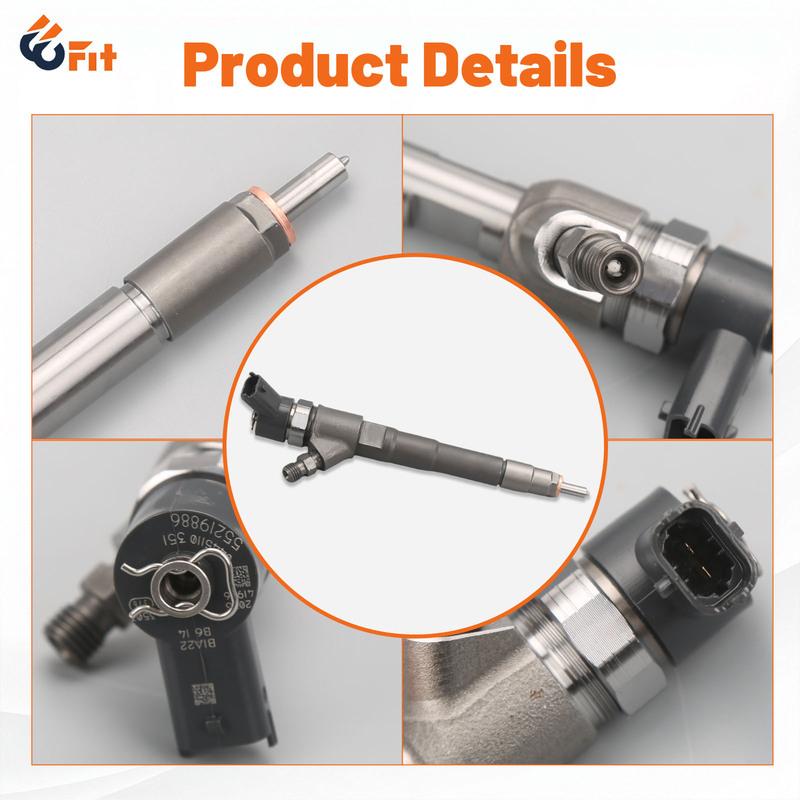 Diesel Fuel Injector Nozzle 0445110418 0445110520 For FIAT Ducato Iveco Daily Citroen Peugeot 2.3D Common Rail Injector Nozzle