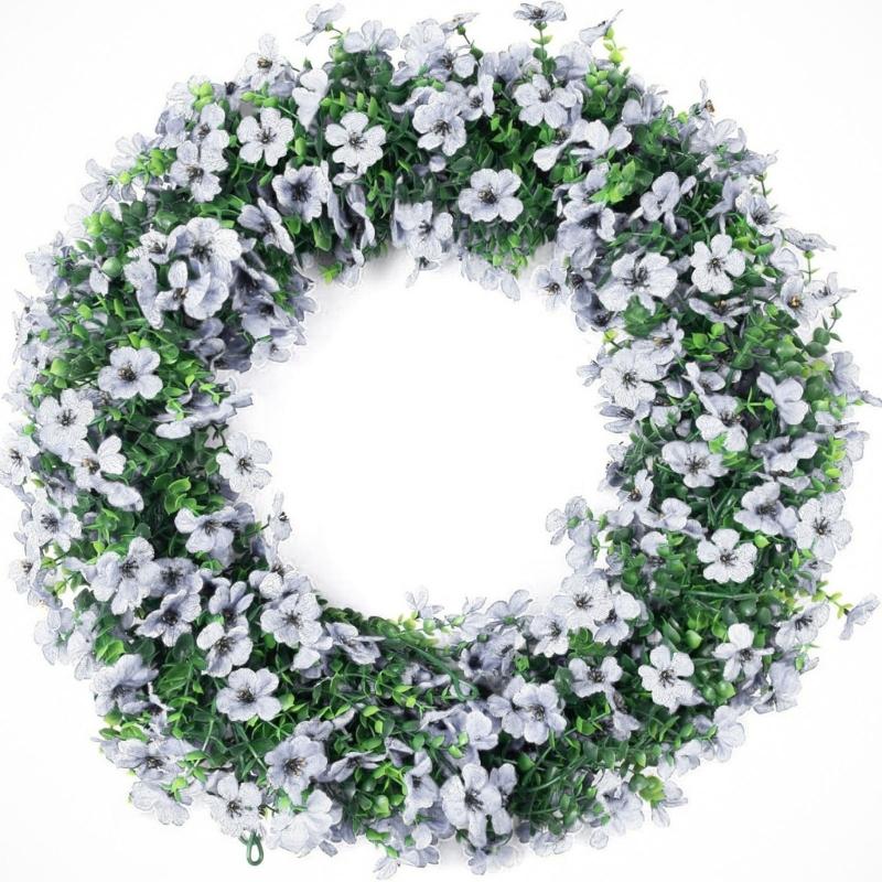 Realistische künstliche Pflanzen mit Plastikblumen, 1,8 Meter, Simulationspflanze, Hängedekoration für Kaminsimse, Wand