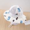 Cartoon Baby Fisherman Cap Wide Large Brim Thin Material Sun Protection Hat Breathable Adjustable Dinosaur Print Bucket Hat