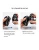 Five-in-One Magnetic Electric Razor: Bald Head Shaver, Hair Clipper, Whitening Nose Trimmer