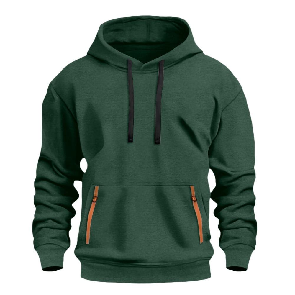 New Men's Ribbon Sweatshirt Sportswear Y2K Zipper Sweatshirt Fleece Hooded Casual Sweatshirt Fashion Innovation Trend