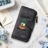 Cool Skull Plant Print Long Wallet Practical Multi Slot Casual Daily Handy Purse