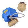 Elektrisches Kugelhahn BSP Mini Messing Motorisiert 5-adrig DC12V Durchgang mit Schalteranzeige