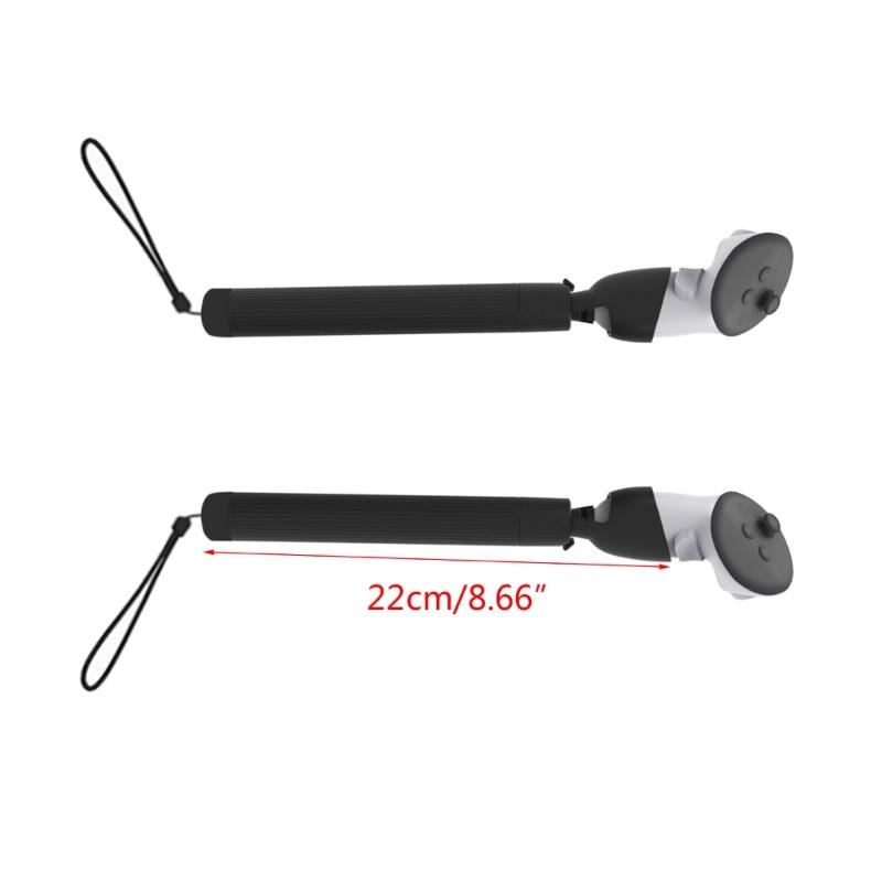Handle Attachments for Meta Quest 3 VR Controller Accessories, VR Gorilla Tag Long Arms Beat Saber Extension Grips