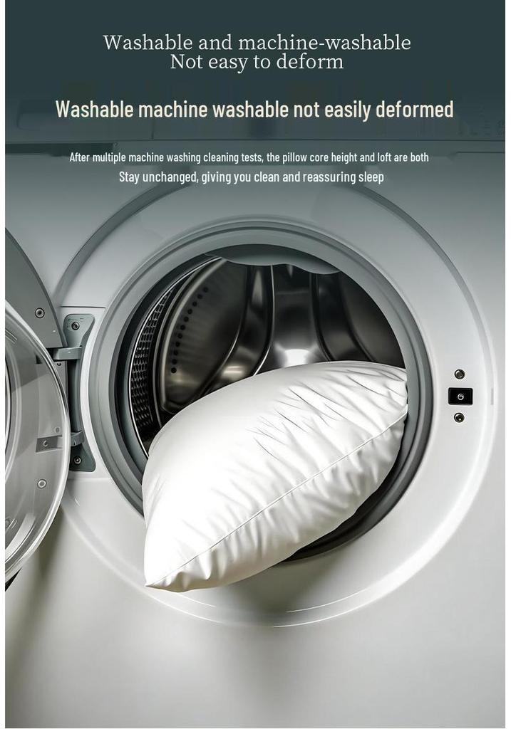 Luxury Five-Star Hotel Pillow: High-Elasticity Feather Cotton for B&B Comfort