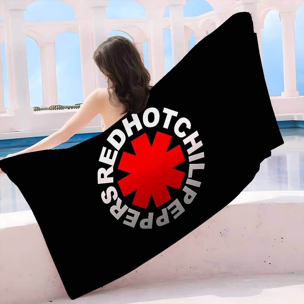 Classic Rock Band Red Hot Chili Peppers Microfiber Blanket Quick Drying Beach Towels Oversized Printing Super Pool Towel