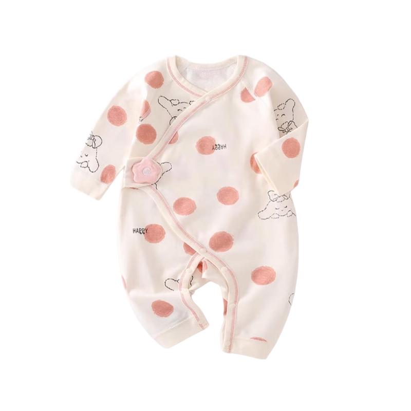 JOYNCLEON Хлопковый боди-комбинезон для малыша с длинным рукавом 52