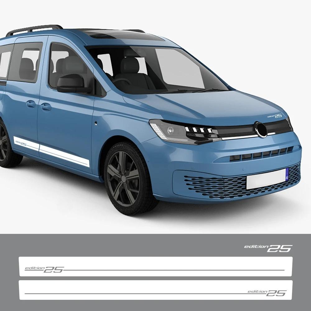 3 Stück Autoaufkleber Für Volkswagen VW Caddy Maxi Kombi Edition 25 Van Grafiken Vinyl-Aufkleber Tuning Zubehör