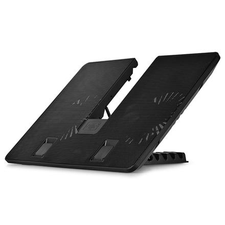Deepcool | U-Pal | Notebook stand-cooler up to 19" | Black