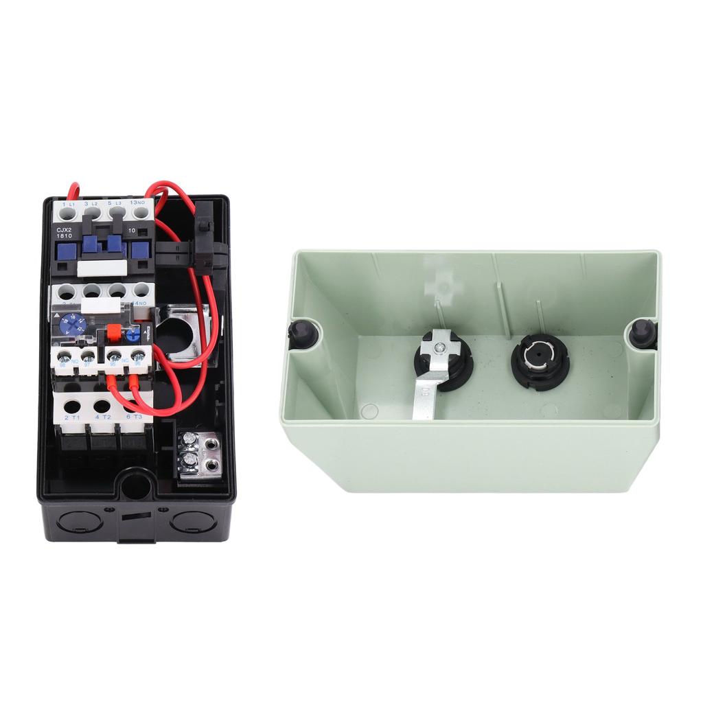 Magnetisk elektrisk motorstarter kontrollbryter motorbeskyttelse med gummiskiver 12?18A