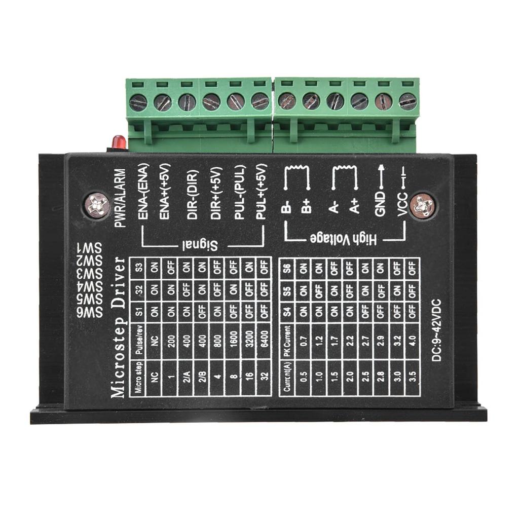 Stepper Motor DC 42V TB6600 for NEMA Stepper Motors Driver, 4.0A 42/57/86