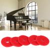 90Pcs Piano Ring Gaskets Soft Wool Small Red Tuning Tool Accessories 1mm Thickness