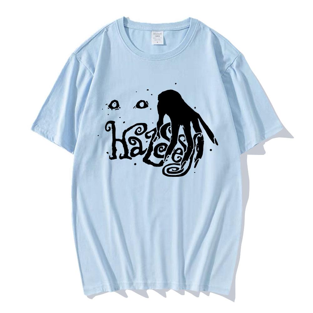 Unisex Streetwear HALSEY Badlands Fashion T-shirt Cotton Short Sleeve Male Tshirt Casual Loose O-neck Men Tee-shirt Print Clothes