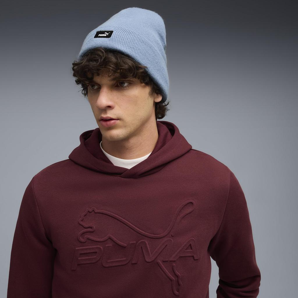 PUMA ESS 2025 Cool Blue Mid-Crown Beanie, 026400, Fall/Winter Color, (01)