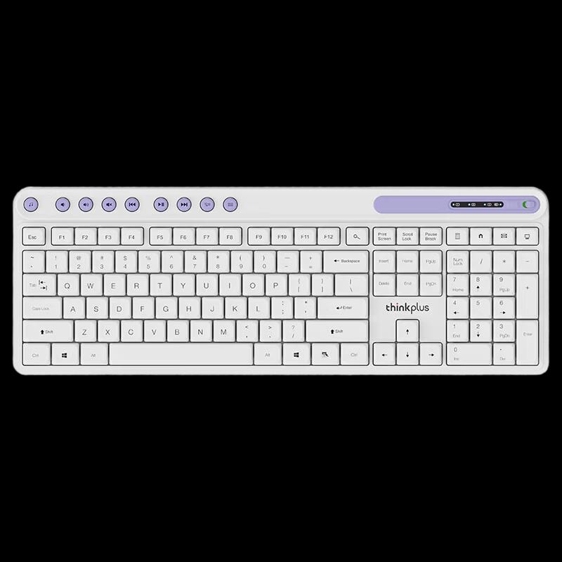 Lenovo Thinkplus Wireless Silent 104-Key Keyboard
