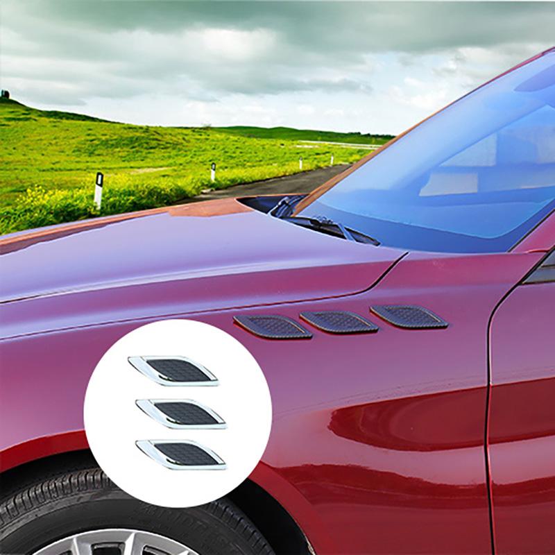 

Car Fender Decorative Air Outlet Stickers for Alfa Romeo Giulia Stelvio Side Standard Exterior Modification