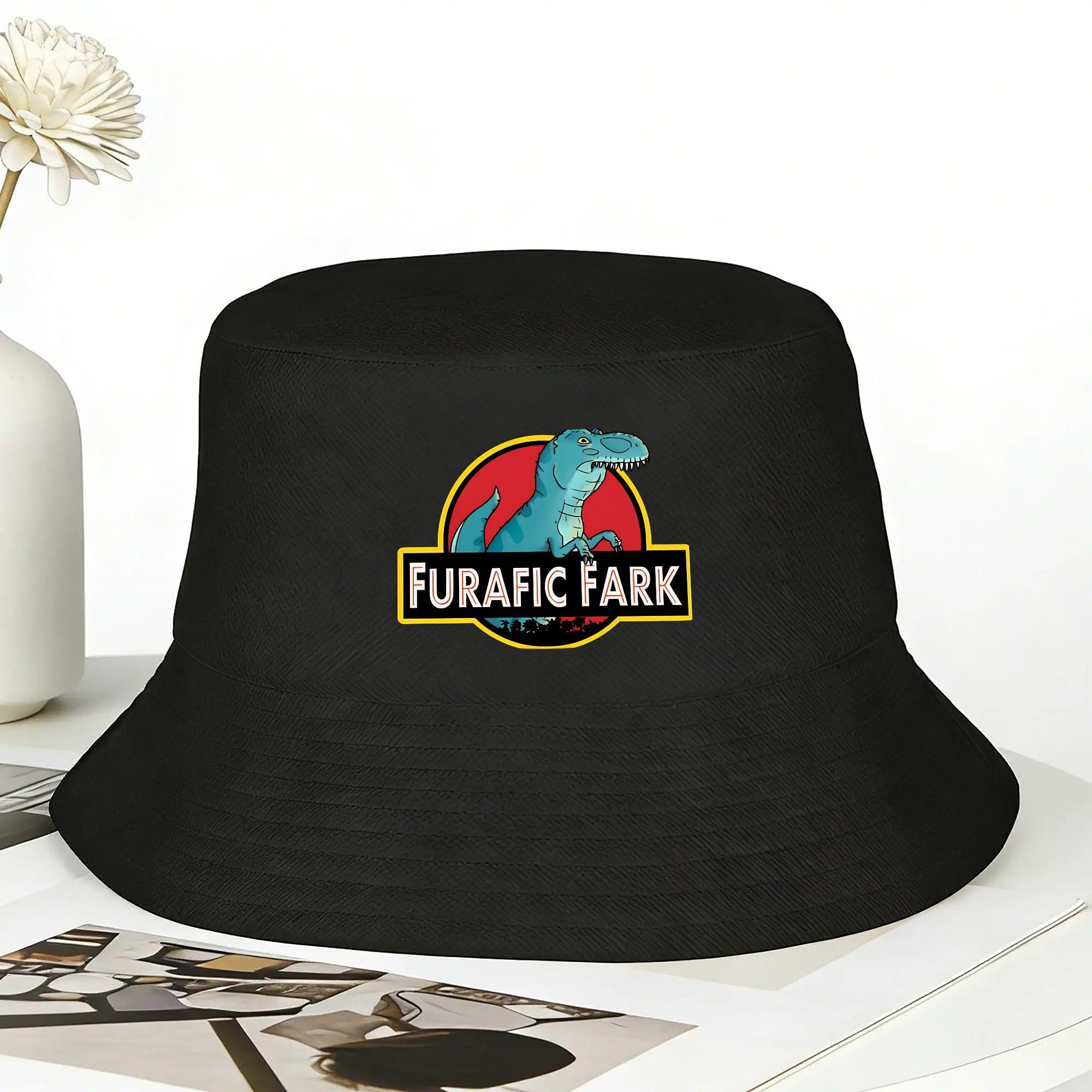 Furafic Fark Bucket Hat For Unisex  FisherUnisex Hats Trendy Fishing Caps Portable Hawaii Design Sun Hats One Size
