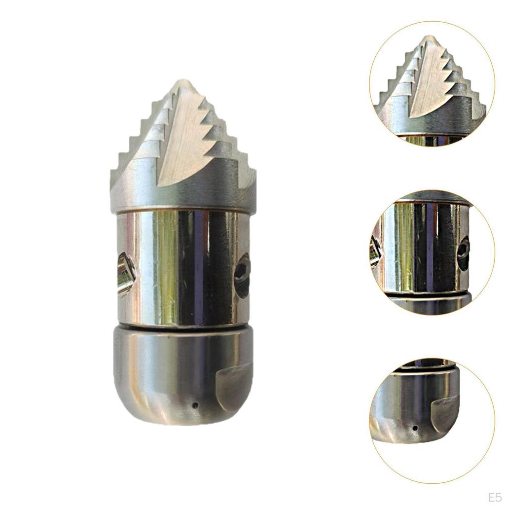 3/8 NPT Kanalreinigungsdüse für kommunale Reinigung Multifunktionale Rohrleitungsbaggerung Schnell rotierender Schlauch