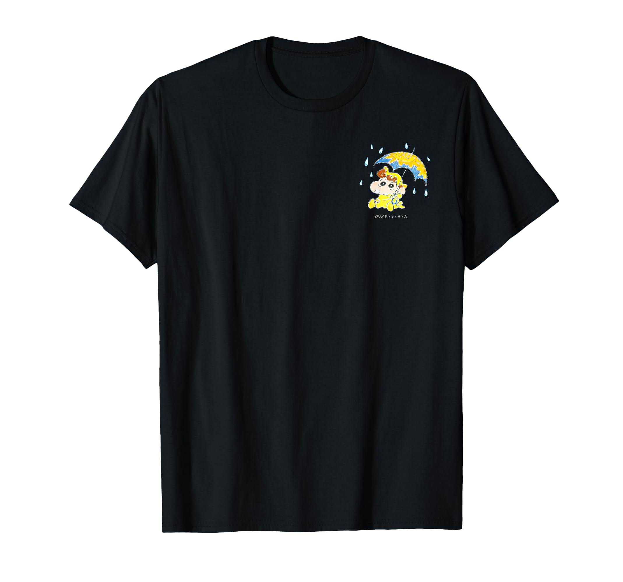

Crayon Sunflower Umbrella One Point Shin-chan T-shirt чорний