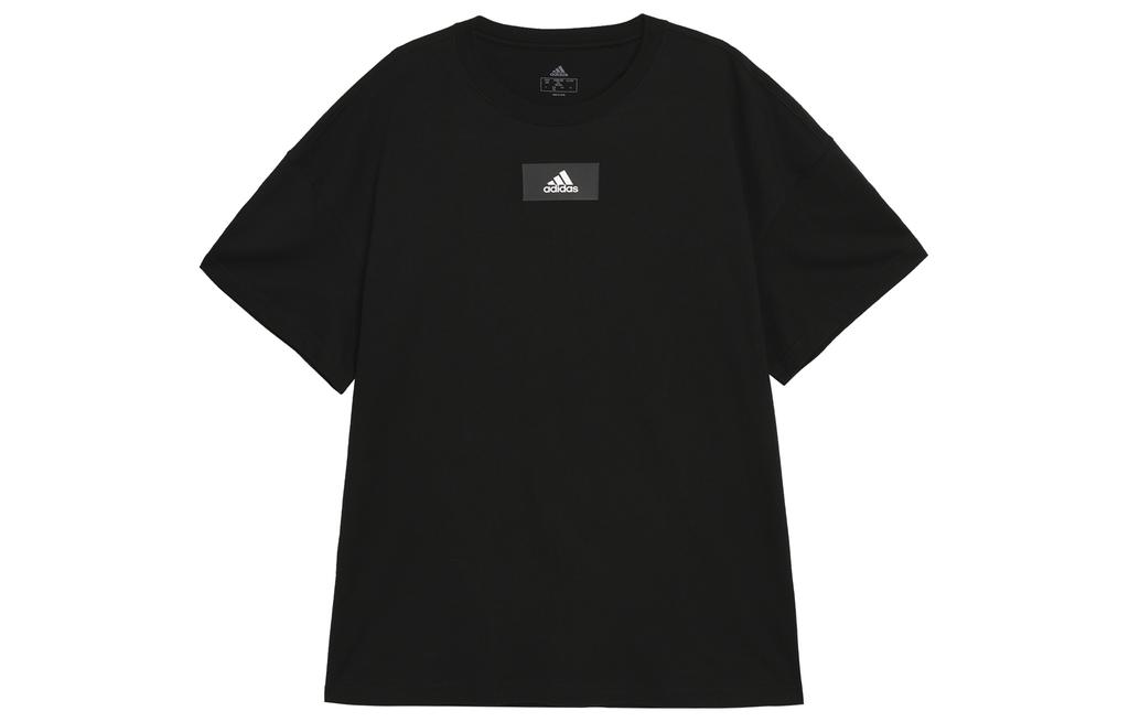 Adidas T Shirts Men's Black Crew Neck Moderate HN0976