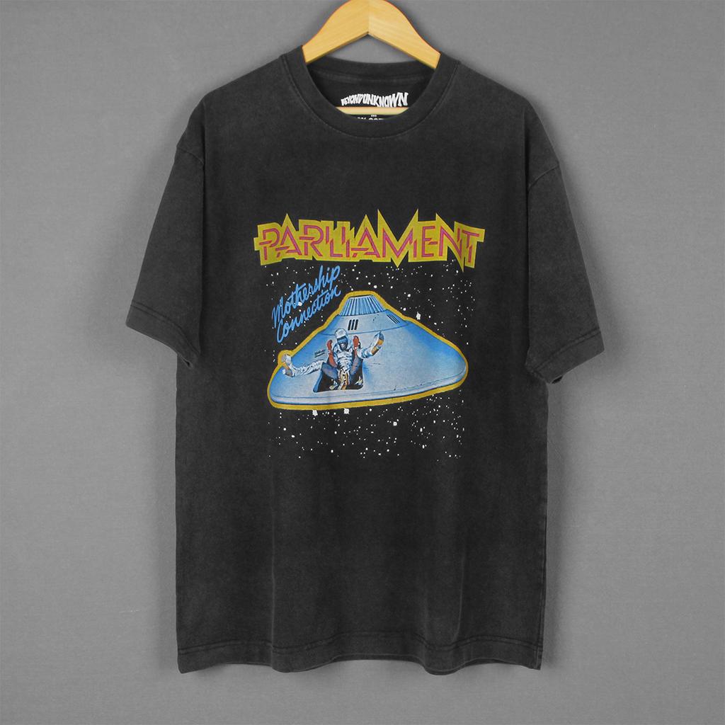 T-shirt Parliament Mothership Connection George Clinton Funkadelic Herbie Hancock Lavata Top da Uomo Abbigliamento Maglietta a Maniche Corte