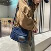 Denim Mobile Phone Bag Letter Shoulder Crossbody Bag