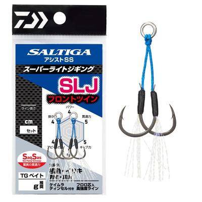 Daiwa Saltiga Assist SS SLJ Gancho Assistente Frontal Duplo LL para Super Light Jigging