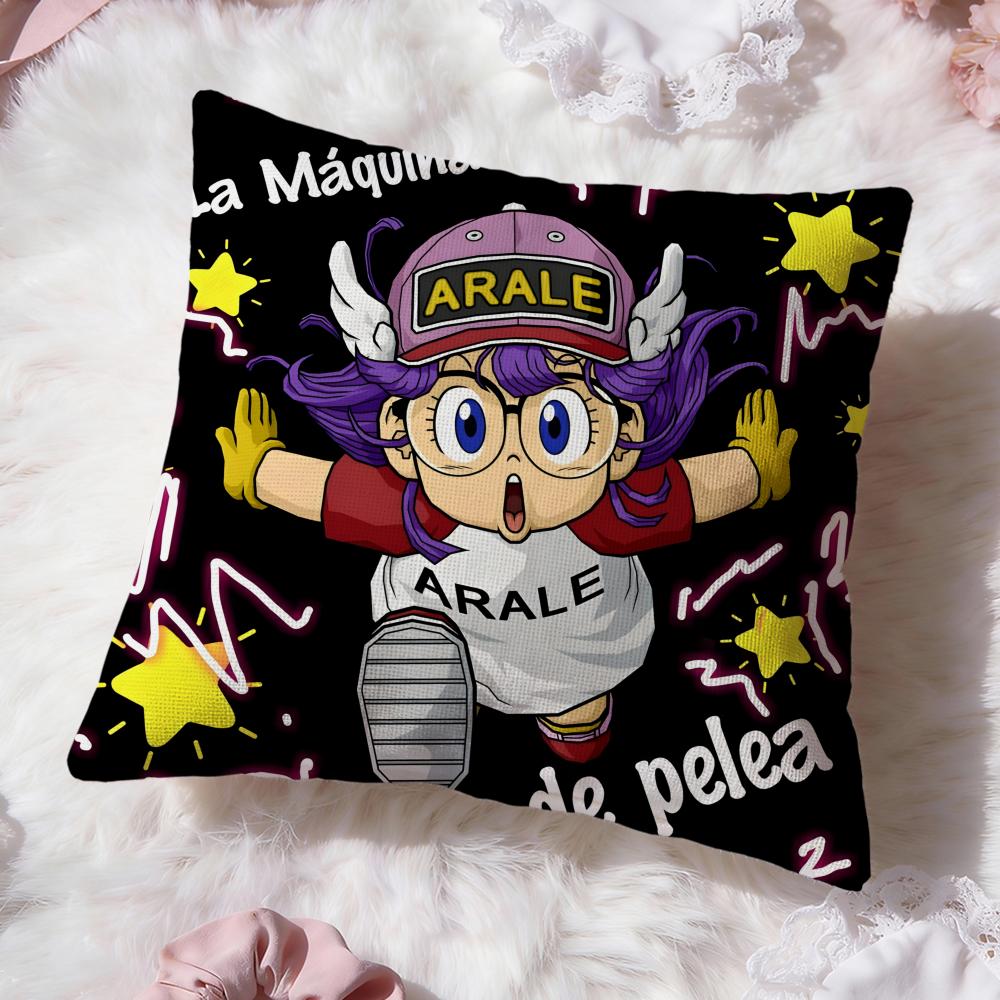 Anime D-Dr. SlumpS Cushion Cover Premium Comfort Reversible Pillow Cove -Two in One Design for Any Room & Car Interior