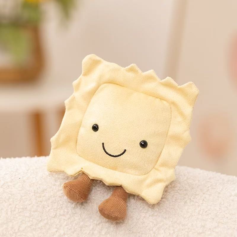 9/11 Centimeter Simulation New Italian Dumpling Doll Stuffed Plush Toy Cartoon Anime Cute Children's Birthday Gift Fun Doll