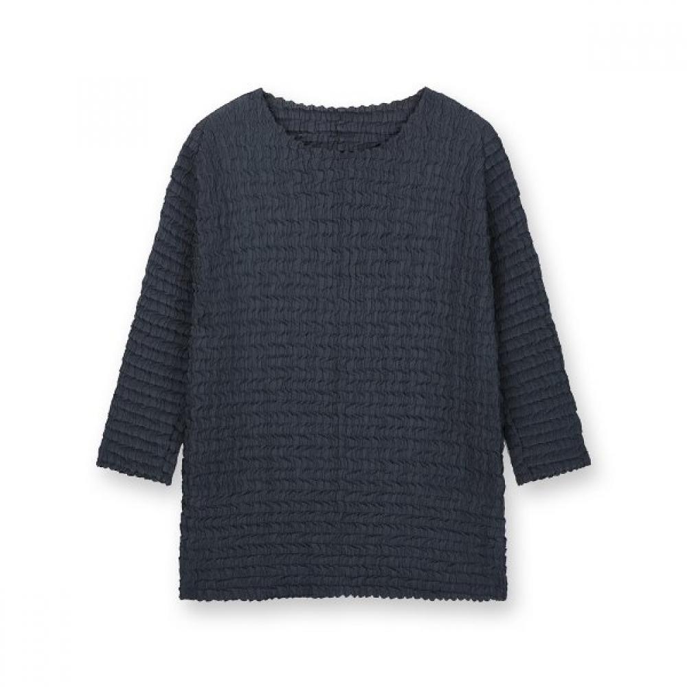 Furina Cooling Classic PleaTed Summer T shirT Grey/FREE