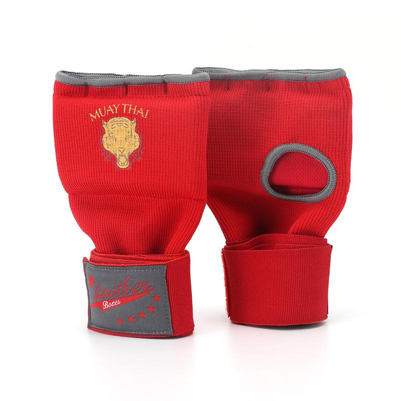 Gel Boxing Hand Wrap Gloves Adjustable Half Finger Gloves for Boxing Muay Thai MMA Kickboxing Martial Arts Hand Protective Gear