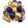 30Pcs 12 Inch Metallic Gold Balloons Pearl White Latex Balloons Gold Confetti Balloons for Birthday Weddings Party Decorations20