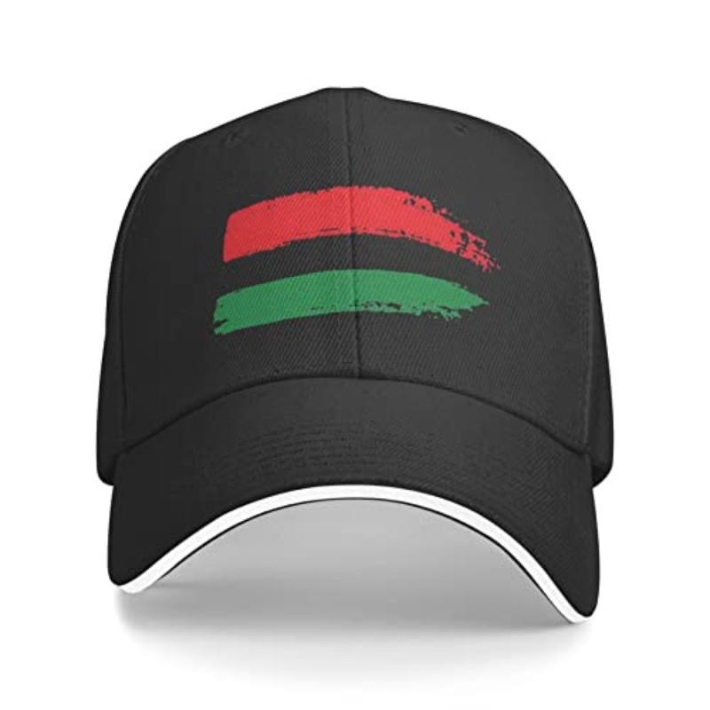 

Pan-African Flag Colors Baseball Cap Unisex Adjustable Polyester Casual Sun Protection Hat Adjustable
