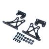 AL GT Wing 21mm Mount, [Black] (with Screws) [Eagle Model] [#WG-06U-BK/21]