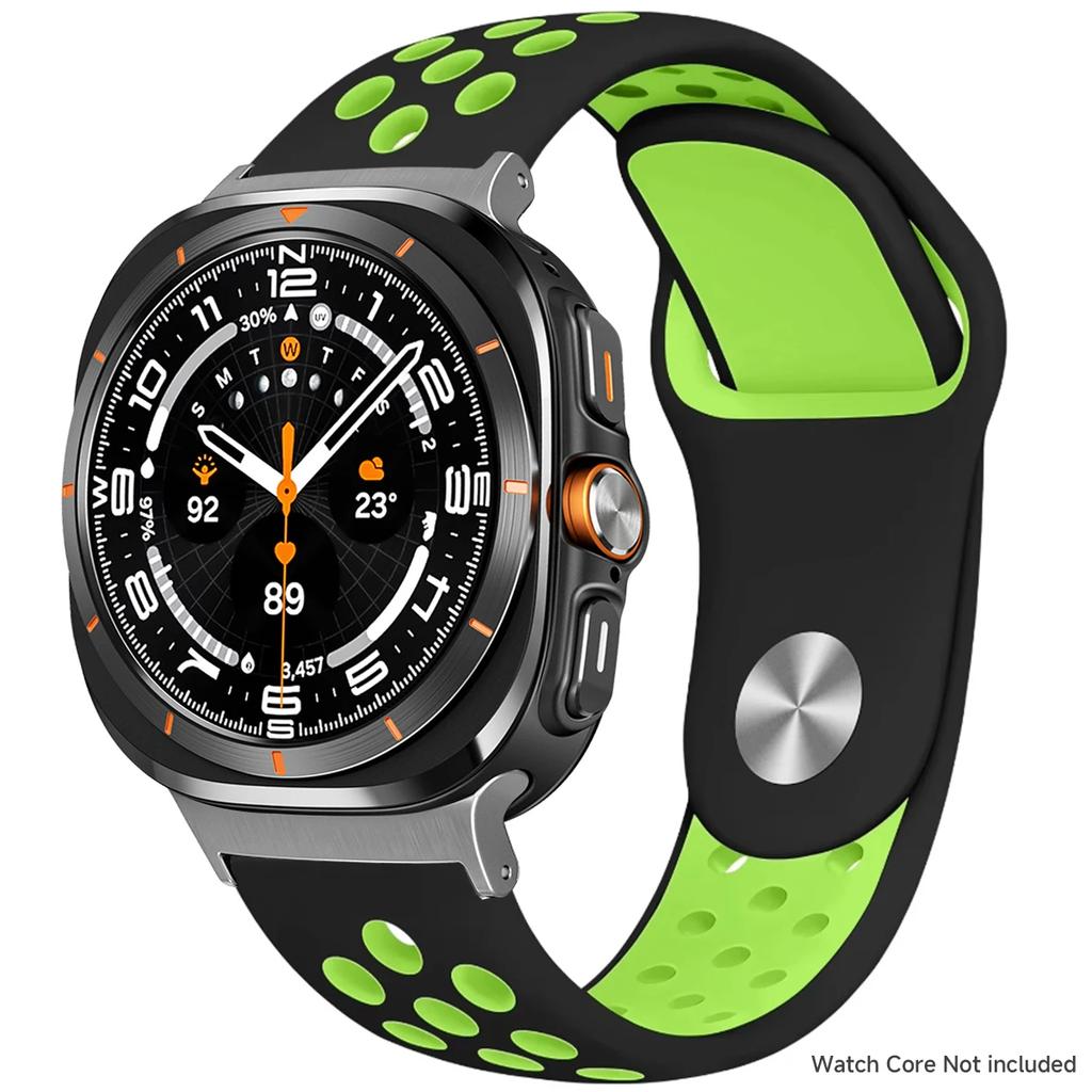 Silicone Strap For Samsung Galaxy Watch 8 40mm 44mm 8 Classic 46mm Sports Breathable Bracelet For Galaxy Ultra 2025 47MM Band