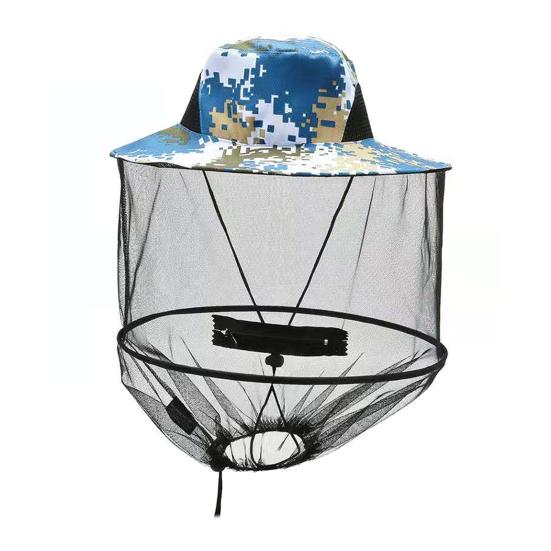 

Шляпа с сеткой для рыбалки на открытом воздухе, защита от солнца, регулируемая, дышащая, с широкими полями, быстросохнущая, для мужчин и женщин, для походов, кемпинга, скалолазания, сетка для лица, чехол для головы