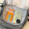Women's Contrast Backpack Student Lightweight Large Capacity Schoolbag