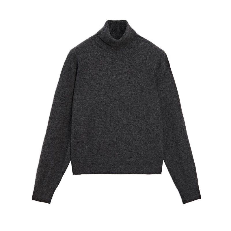 MD Fall and Winter New Women's Clothing Fashion Wind All-Match Commute Turtleneck Long Sleeve Bottoming Sweater Knitwear 5721620