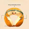 Toast Bread U-Shape Neck Pillow - Cute Plush Travel Neck Support for Car, Office & Flights, Memory Foam Cervical Pillow
