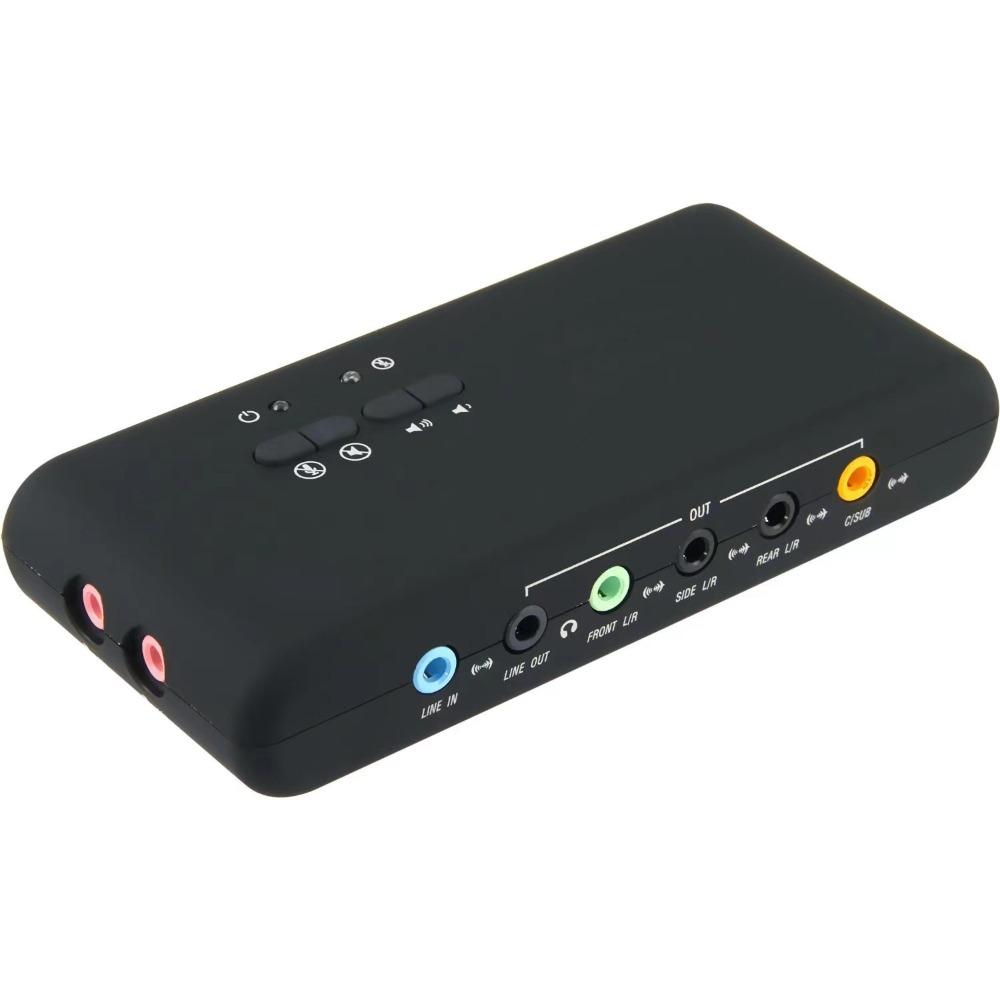 

CM6206 Chipset USB Soundbox with 2 MIC Heads DAC Output Device Professional External Audio Card